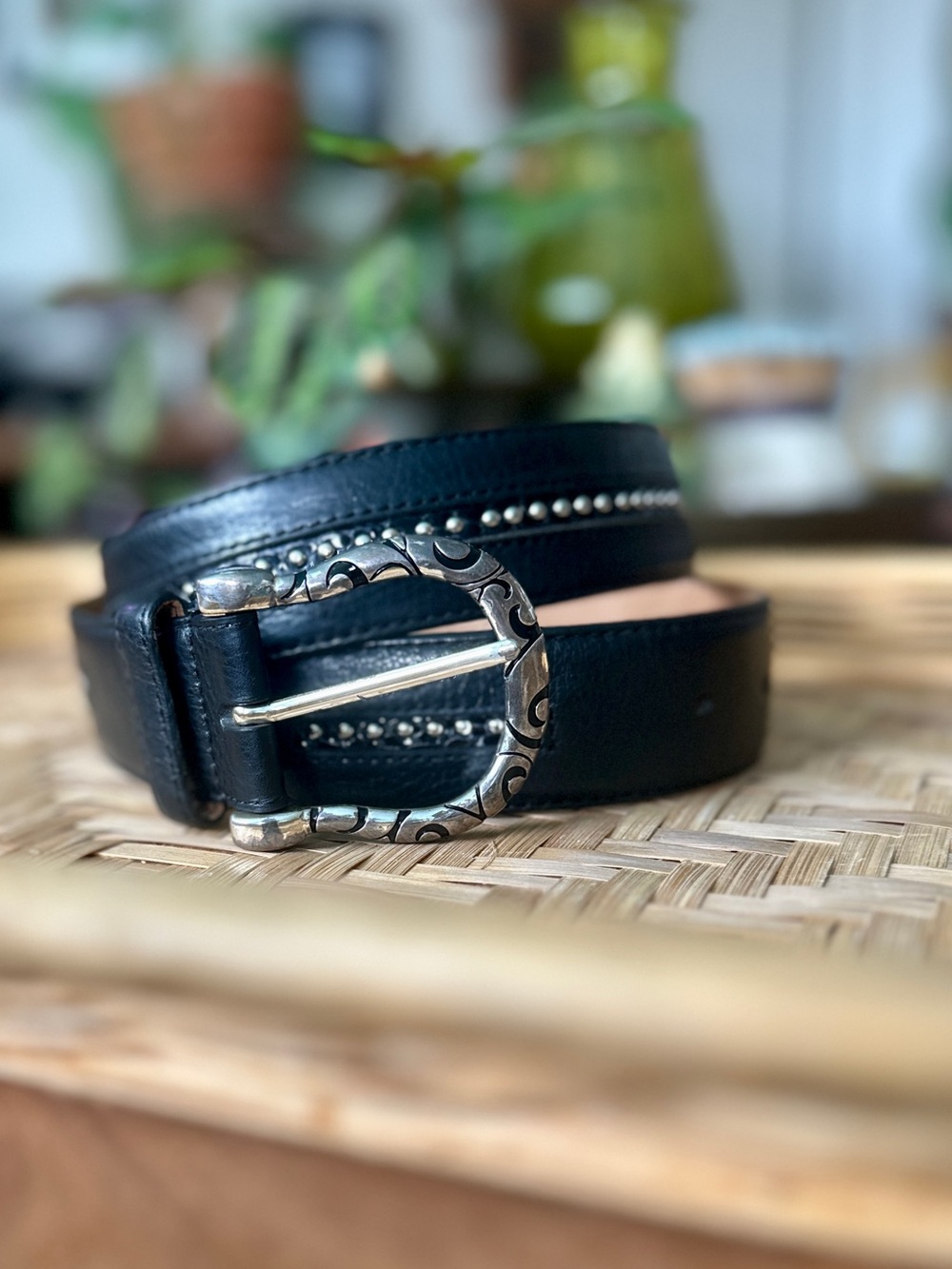 Brighton "Femme Fatale" Studded Leather Belt